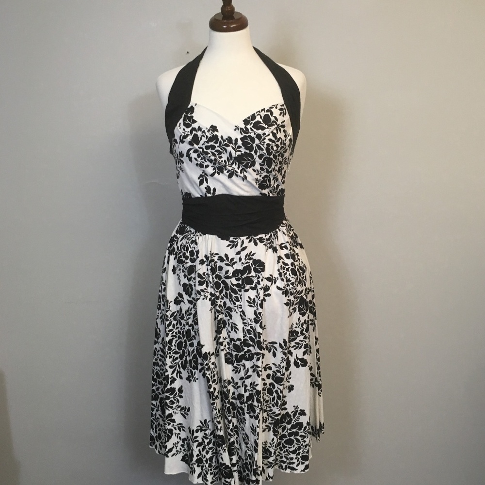 RUBBER DUCKY PRODUCTIONS HALTER DRESS - Picture 1 of 6